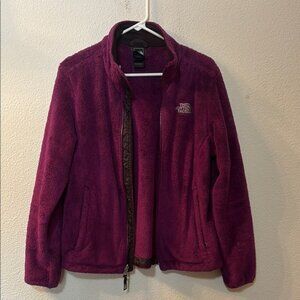 The North Face Purple Teddy Jacket Plush Comfort
